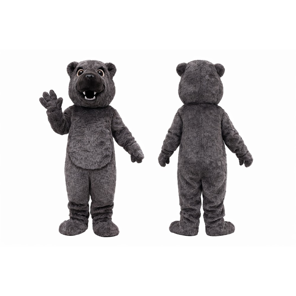 Gray Bear Mascot Costume for Adults