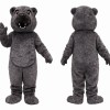 Gray Bear Mascot Costume for Adults
