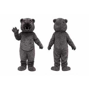 Gray Bear Mascot Costume for Adults