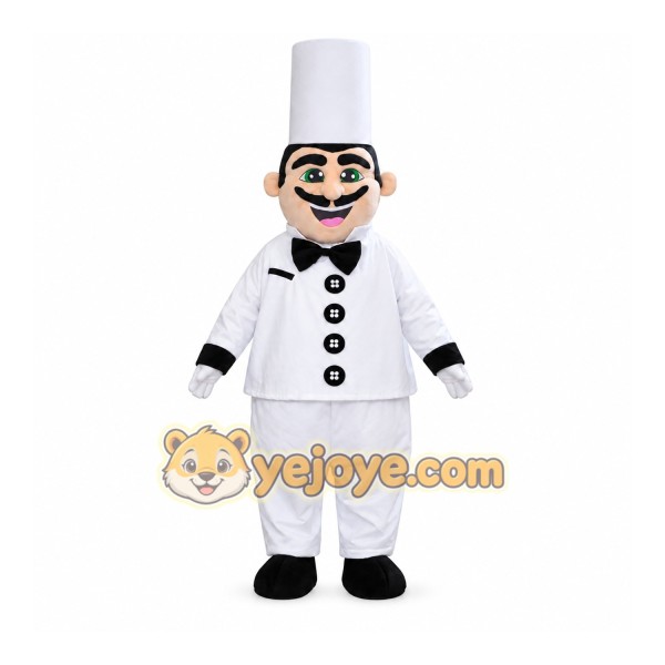 Adult Chef Mascot Costume with Hat