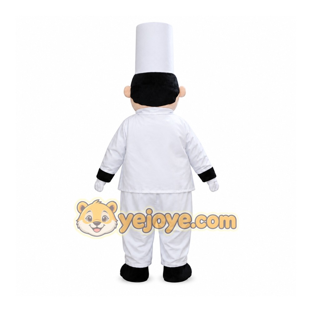 Adult Chef Mascot Costume with Hat Adult Chef Mascot Costume with Hat