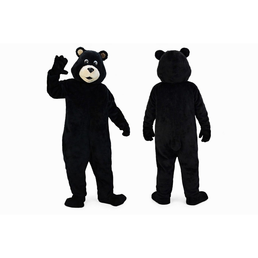 Black Bear Mascot Costume for Adults