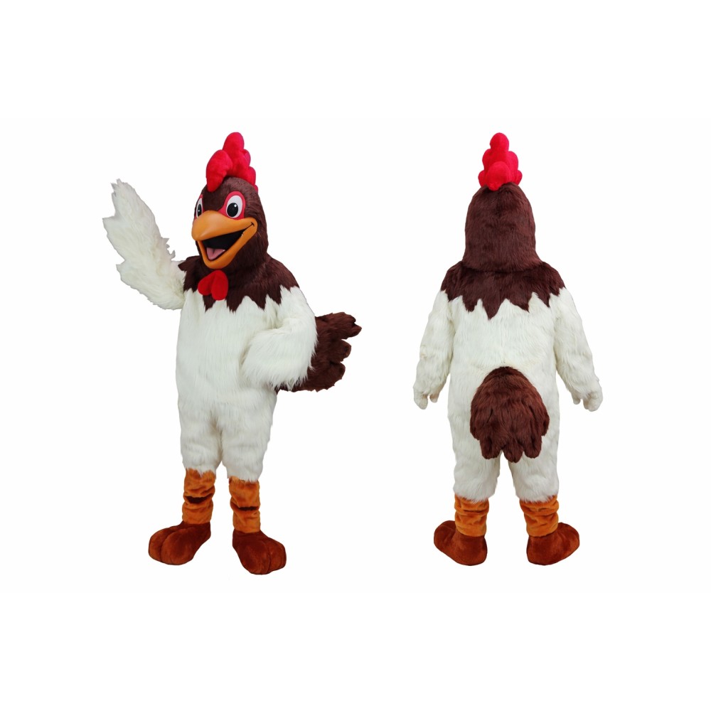 Rooster Mascot Costume for Adults