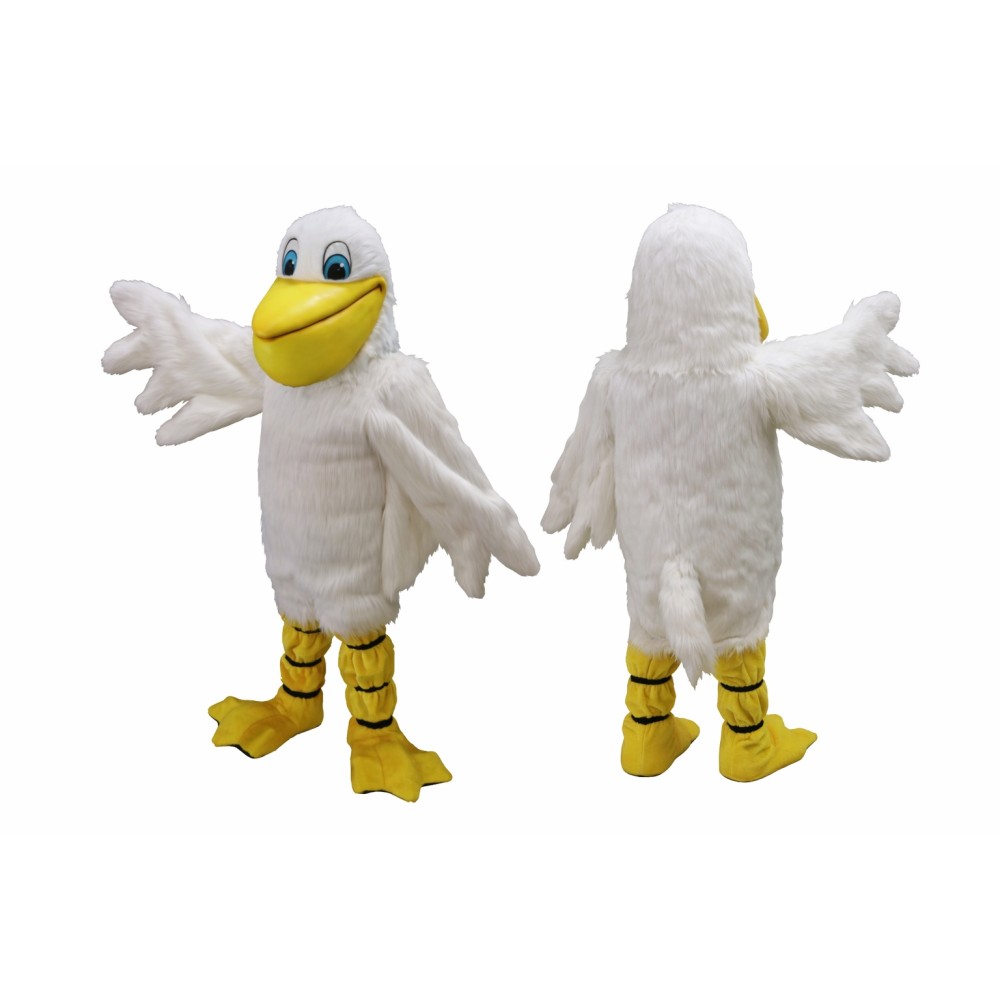 White Bird Mascot Costume for Adults