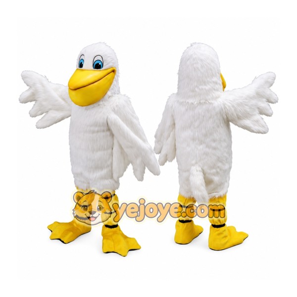 White Bird Mascot Costume for Adults