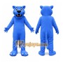Blue Panther Mascot Costume