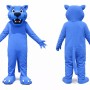 Blue Panther Mascot Costume