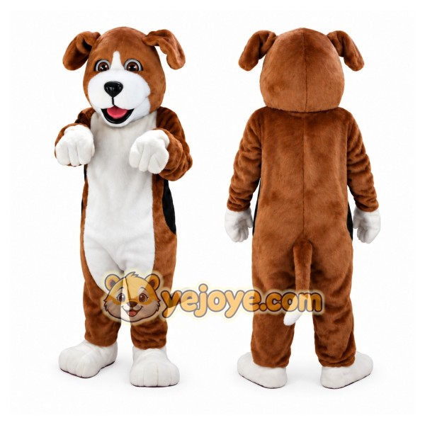 Adult Brown Dog Mascot Costume