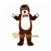 Brown Bear Mascot Costume with Bow Tie Brown Bear Mascot Costume with Bow Tie