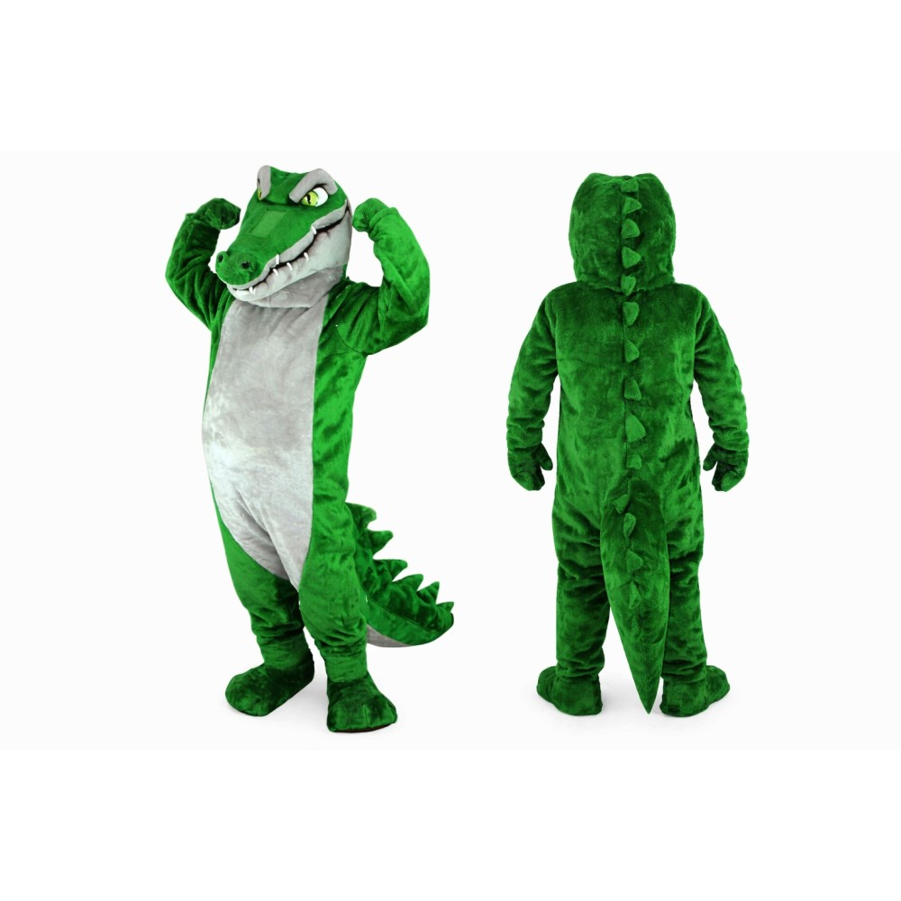 Green Crocodile Mascot Costume