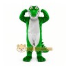 Green Crocodile Mascot Costume Green Crocodile Mascot Costume