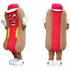 Hot Dog Mascot Costume with Hat
