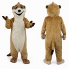 Brown Meerkat Mascot Costume