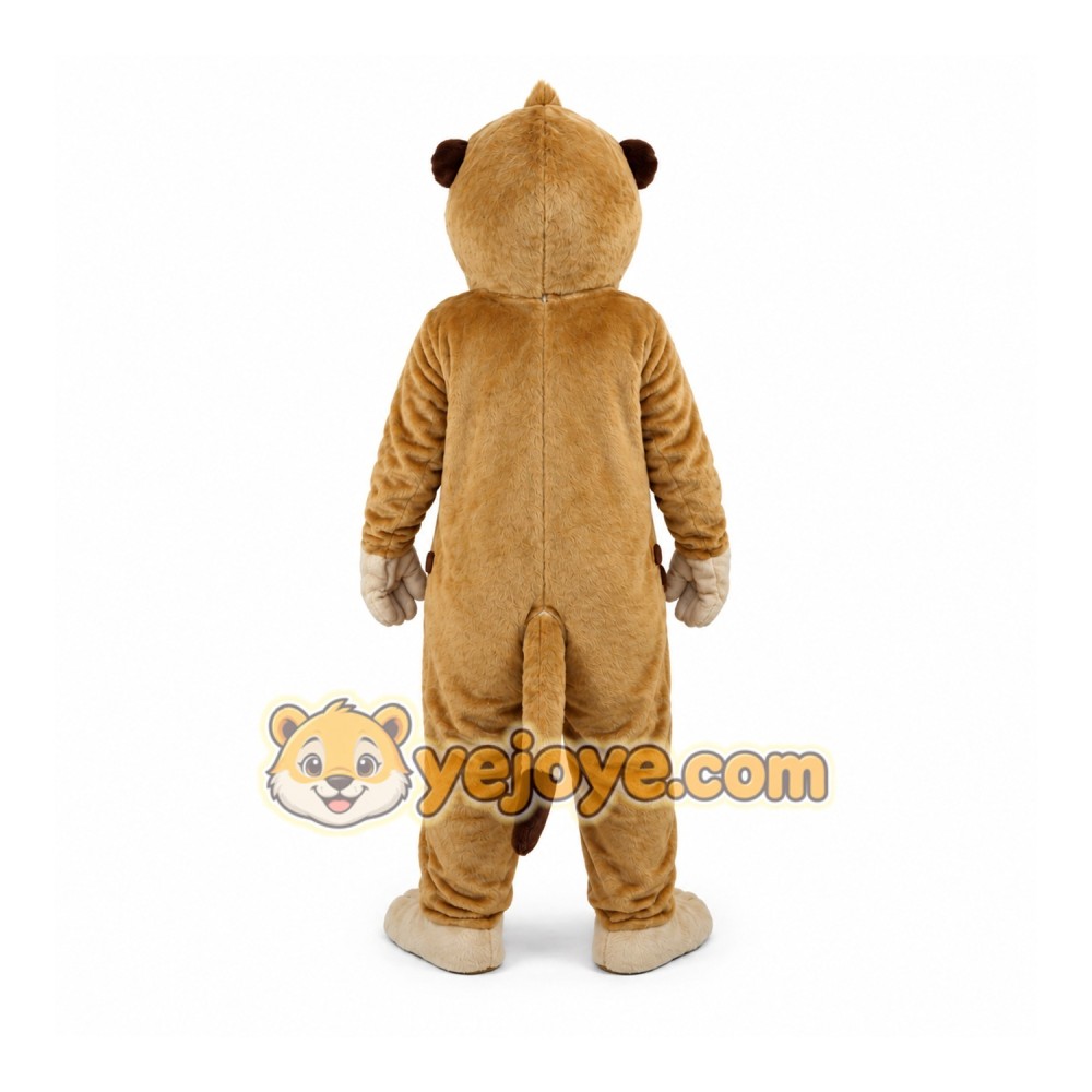 Brown Meerkat Mascot Costume