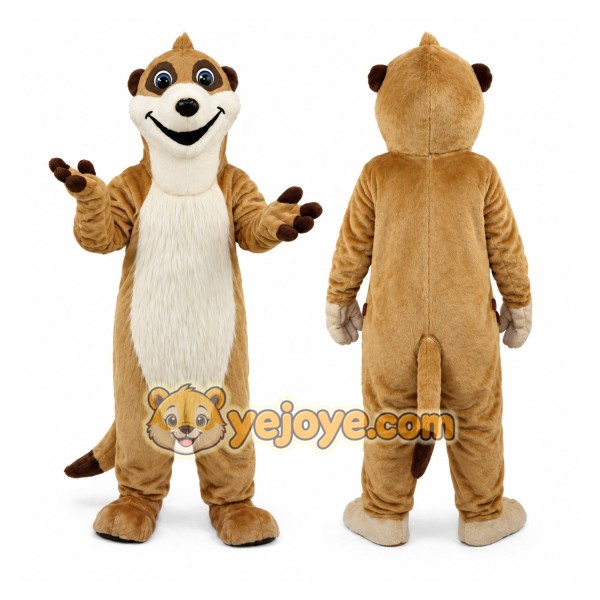 Brown Meerkat Mascot Costume