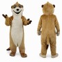 Brown Meerkat Mascot Costume
