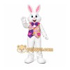 Easter Bunny Mascot Costume with Vest Easter Bunny Mascot Costume with Vest