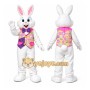 Easter Bunny Mascot Costume with Vest