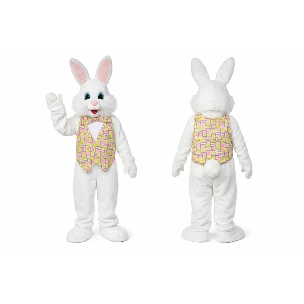Easter Bunny Mascot Costume with Vest