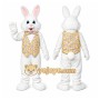 Easter Bunny Mascot Costume with Vest