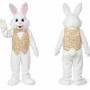 Easter Bunny Mascot Costume with Vest