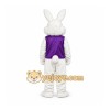 White Easter Bunny Mascot Costume with Vest White Easter Bunny Mascot Costume with Vest