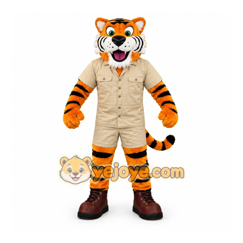 Adult Tiger Mascot Costume with Outfit Adult Tiger Mascot Costume with Outfit