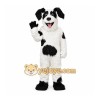 Black and White Dog Mascot Costume Black and White Dog Mascot Costume
