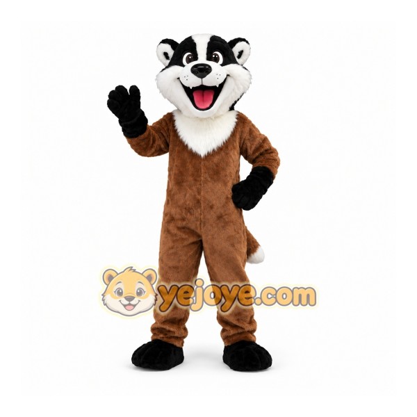 Honey Badger Mascot Costume Honey Badger Mascot Costume