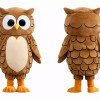 Cute Owl Mascot Costume Adult Size