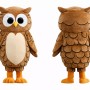 Cute Owl Mascot Costume Adult Size