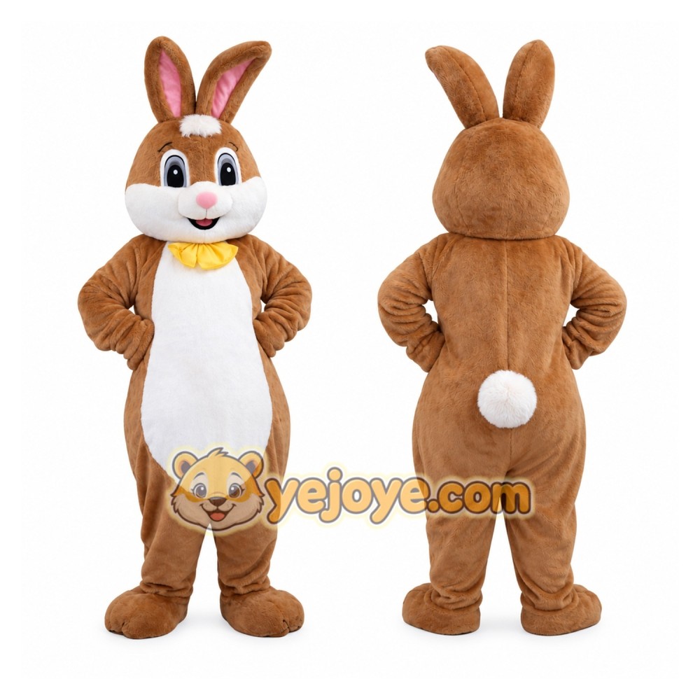Brown Bunny Mascot Costume Adult Size Brown Bunny Mascot Costume Adult Size