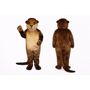 Cute Otter Mascot Costume Adult Size