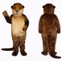 Cute Otter Mascot Costume Adult Size
