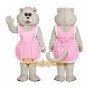 Cute Cat Mascot Costume Adult