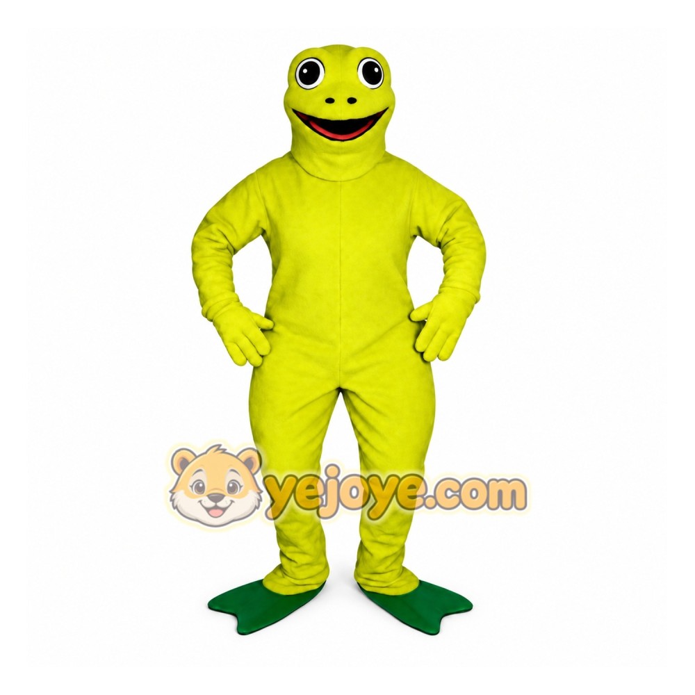 Green Frog Mascot Costume Adult