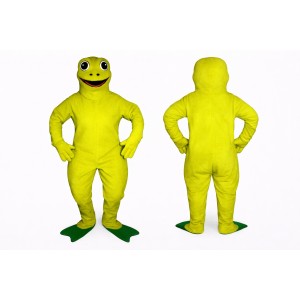 Green Frog Mascot Costume Adult