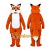 Orange Fox Mascot Costume Adult Orange Fox Mascot Costume Adult