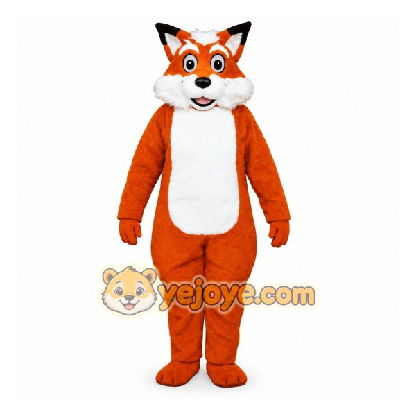 Orange Fox Mascot Costume Adult Orange Fox Mascot Costume Adult