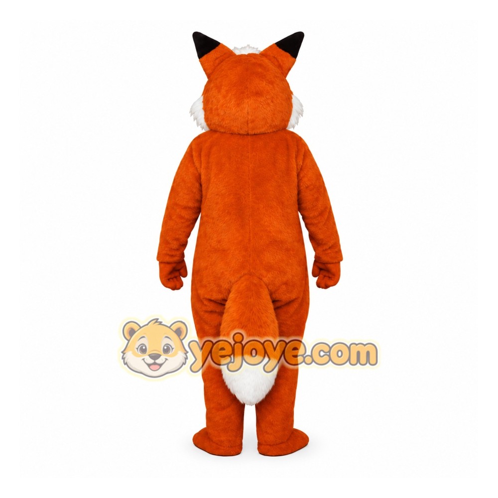 Orange Fox Mascot Costume Adult Orange Fox Mascot Costume Adult