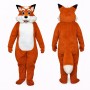 Orange Fox Mascot Costume Adult