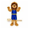 Lion Mascot Costume with Sports Uniform Lion Mascot Costume with Sports Uniform