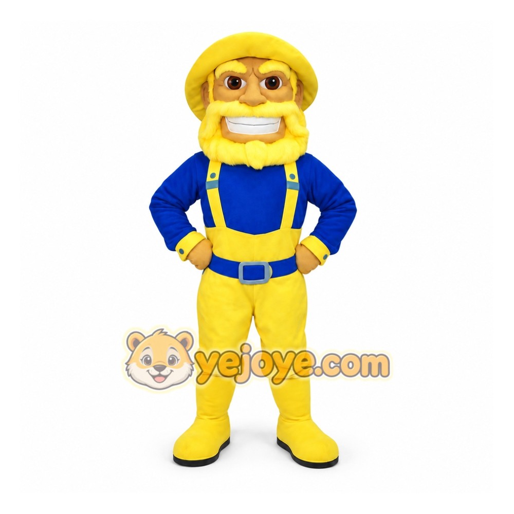 Construction Worker Mascot Costume Adult Construction Worker Mascot Costume Adult