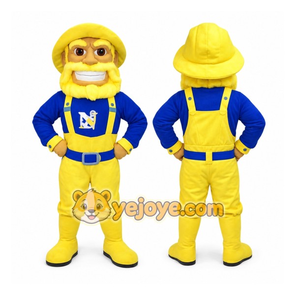 Construction Worker Mascot Costume Adult