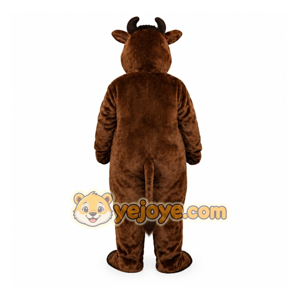 Brown Cow Mascot Costume Adult Brown Cow Mascot Costume Adult