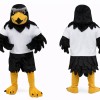 Black Eagle Mascot Costume Adult