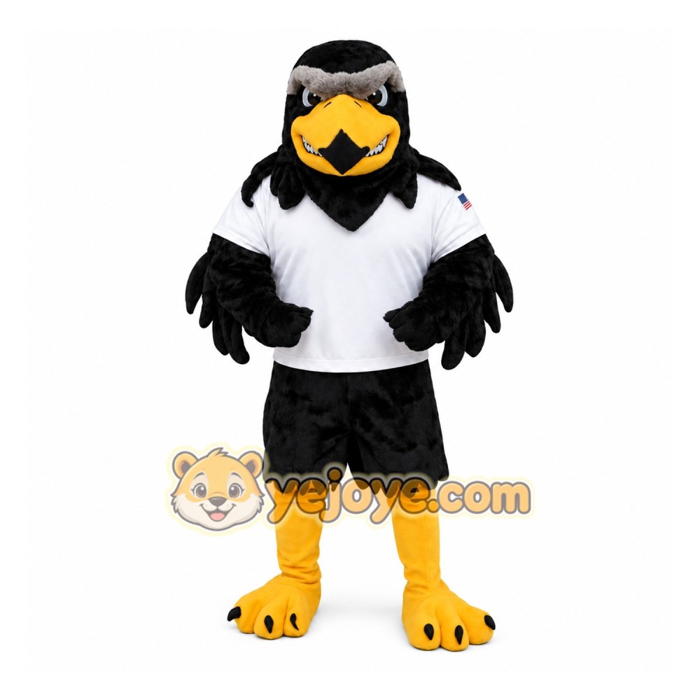 Black Eagle Mascot Costume Adult Black Eagle Mascot Costume Adult