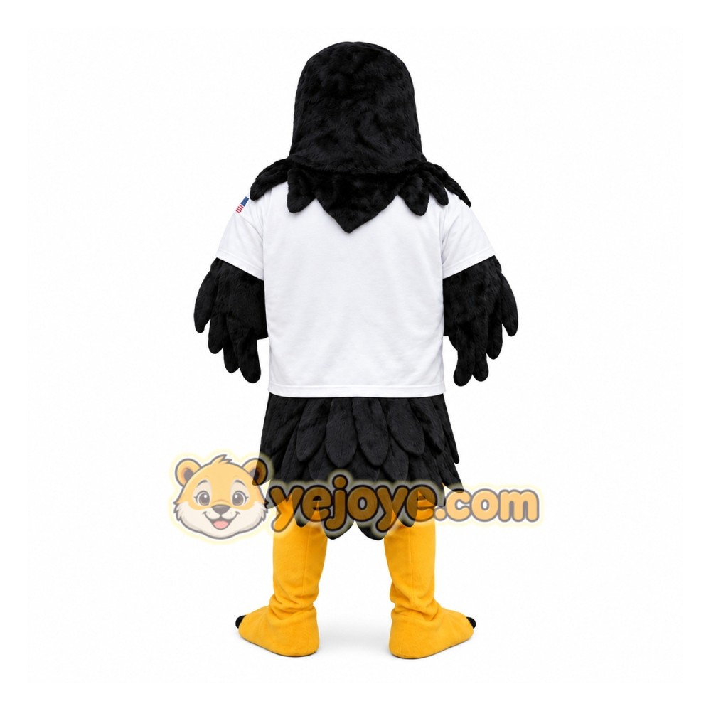 Black Eagle Mascot Costume Adult Black Eagle Mascot Costume Adult