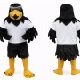 Black Eagle Mascot Costume Adult