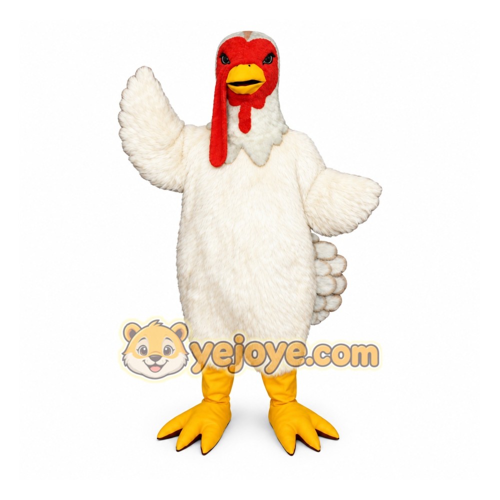White Chicken Mascot Costume Adult White Chicken Mascot Costume Adult